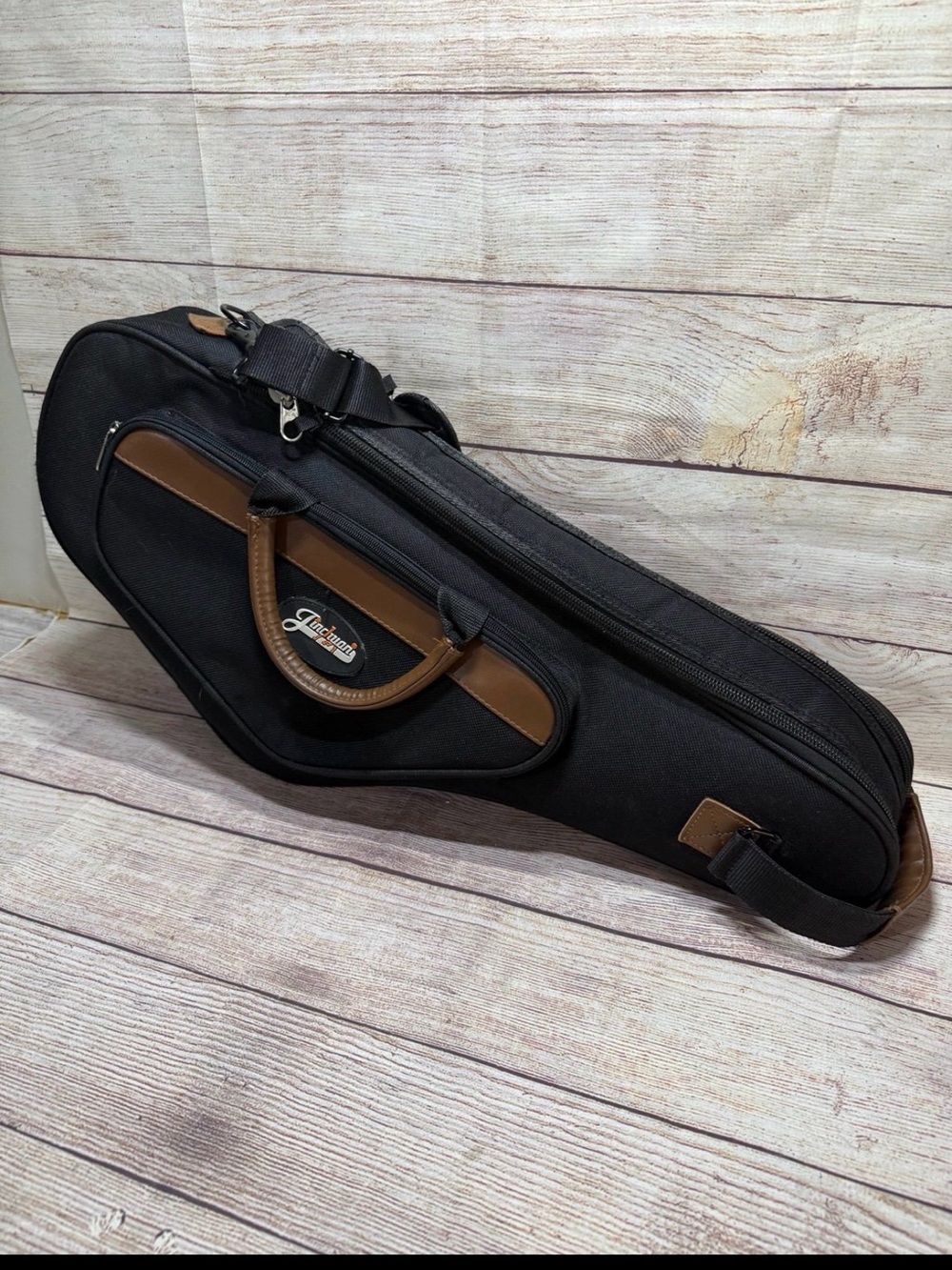 Black & Brown Alto Saxophone  Soft case protection - Padded Carrying Case